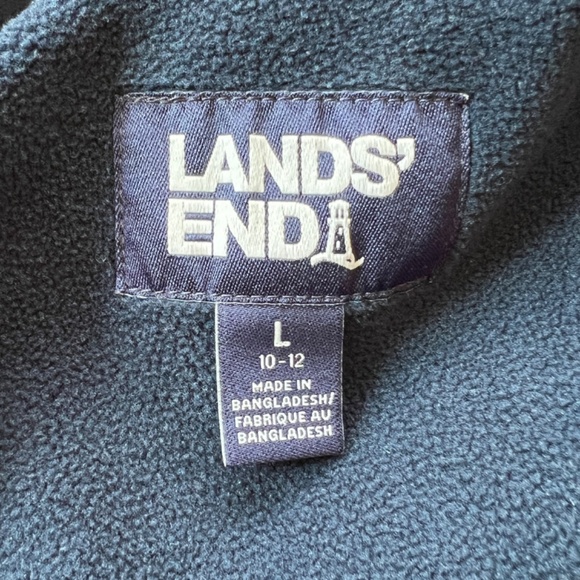 Lands' End Kids "Squall" Fleece Lined Winter Parka - Size L 10/12 - Picture 13 of 16